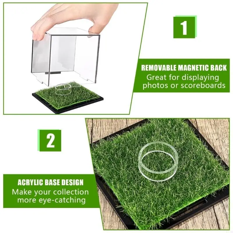 Clear Acrylic Golf Ball Protector Case Dustproof Golf Ball Storage Box Ball Storage Container Easy to Use
