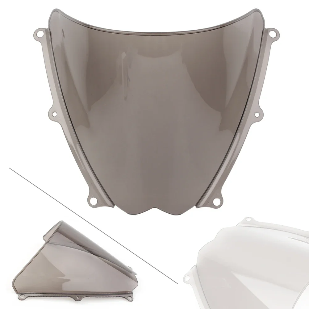 Brown Motorcycle For Suzuki GSXR1000 GSX-R 1000 2007 2008 K7 Double Bubble ABS Windshield Windscreen