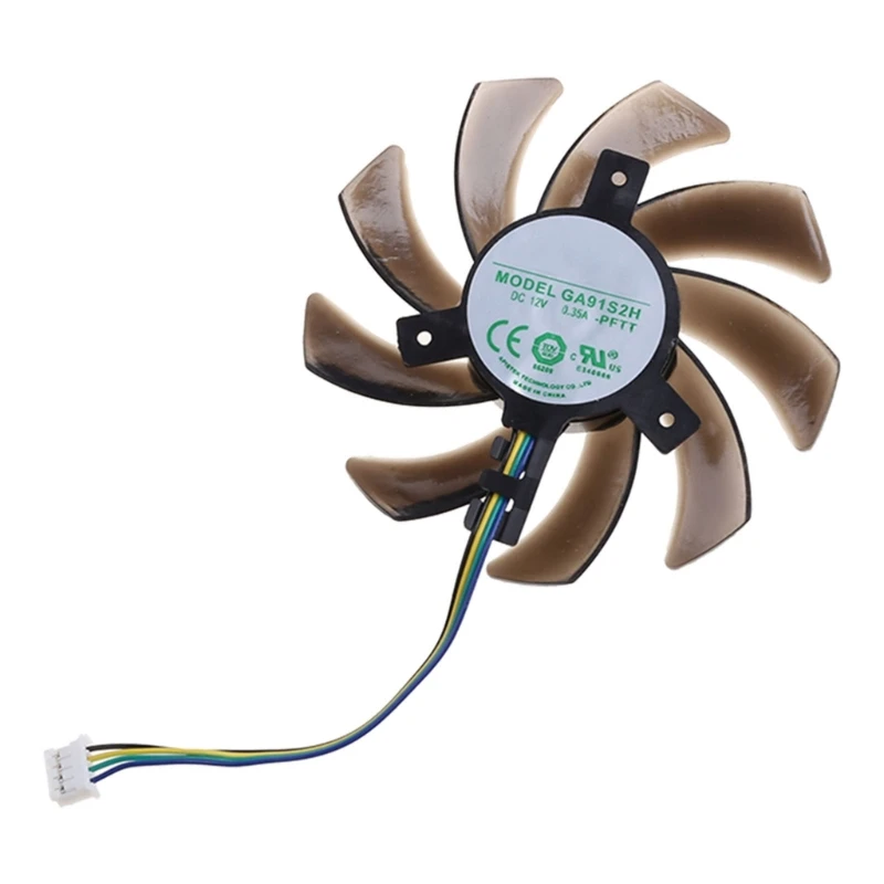 2 قطعة 85 مللي متر بطاقة الرسومات التبريد VGA مروحة 4Pin 12 فولت 0.35A GPU برودة مروحة ل Maxsun