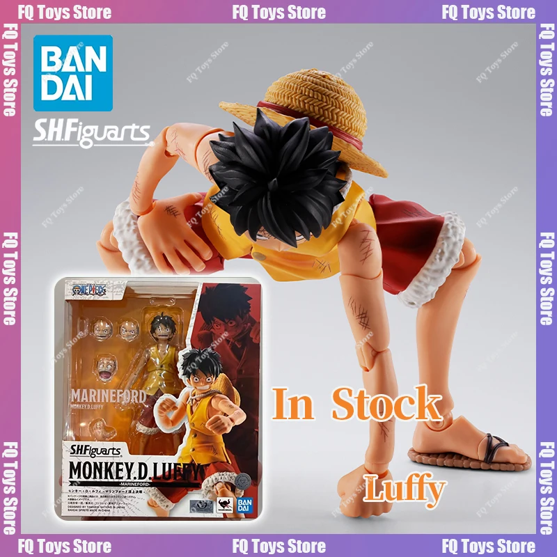 

In Stock Bandai S.H.Figuarts One Piece Monkey D. Luffy-Mariford's Top Showdown-Anime Model Action Figure Gift Toy