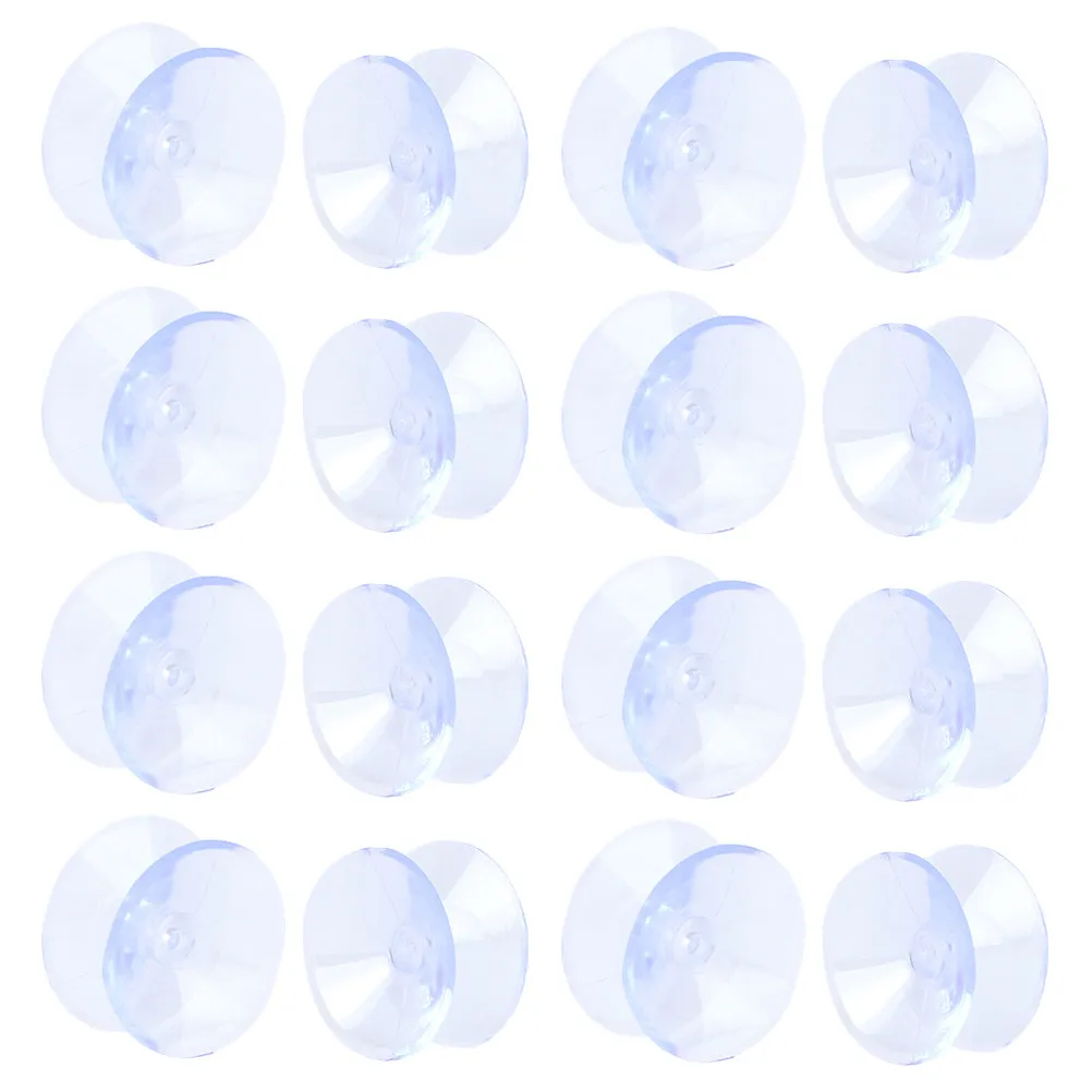 48Pcs Glass Table Top Protectors Double Sided Suction Pads Clear Bumpers for Furniture Top Stabilizers Anti Slip Scratch