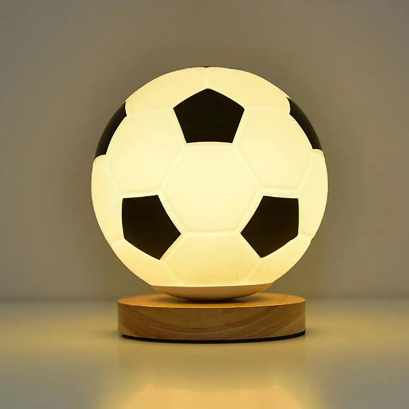 

Soccer Table Lamp Nightstand Desk Light Creative Night Light LED Table Lamp For Reading Room Kids Room Living Room Dorm