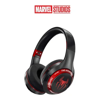 Marvel Spider Man กัปตันอเมริกาบลูทูธ Eagles หูแขวนคอมพิวเตอร์แบบพับได้หูฟังไร้สายลดเสียงรบกวนสเตอริโอไฮไฟ
