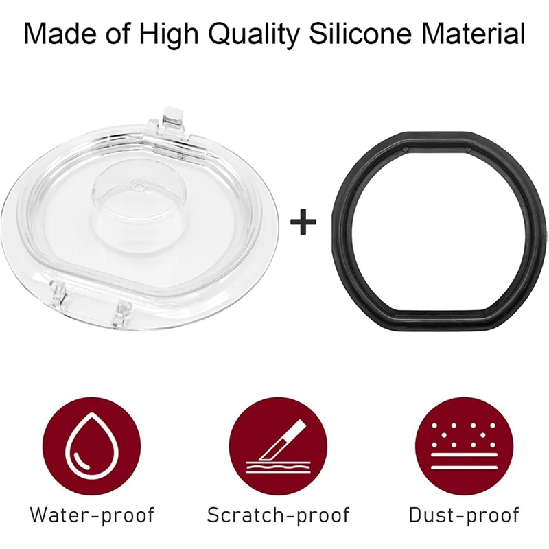 

BAAN-For Dyson V7 V8 Vacuum Filter+Dust Bin Lid With Sealing Ring Vacuum Cleaner Dirt Cup Replacement Parts Kit Pre Filters