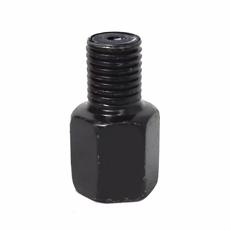 Pair Black Mirror Adapters M10 10MM M8 8MM Motorcycle Rearview Mirrors Conversion Bolt Clockwise Right Hand Thread image 4