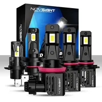 NOVSIGHT Car Headlight H4 H7 LED H8 H9 H11 HB3 9005 HB4 9006 Led Headlight Bulbs 80W 18000LM 12V LED Bulb 6500K White Car Light