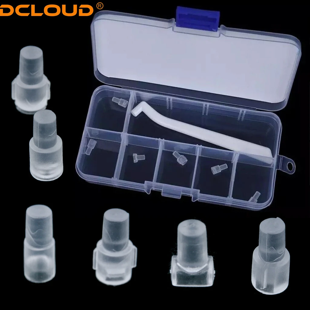 1Set Dental Orthodontic Mould Starter Kit Mini Mold Injection Bracket Suit Ortho Forming Dentist Accessory 6 Silicone 1 Tool