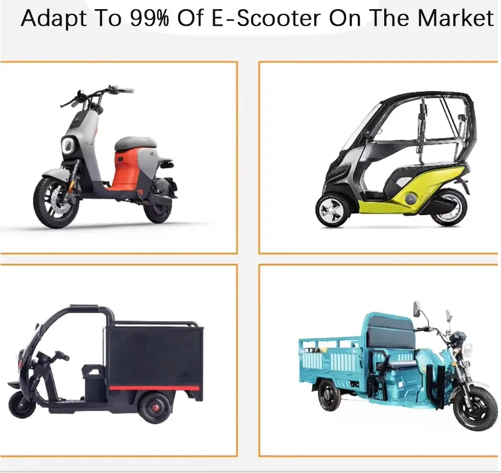 72V 30AH-100AH Lithium-Ion Battery Pack for Electric Vehicles Two-Wheeled & Three-Wheeled Chargers Included