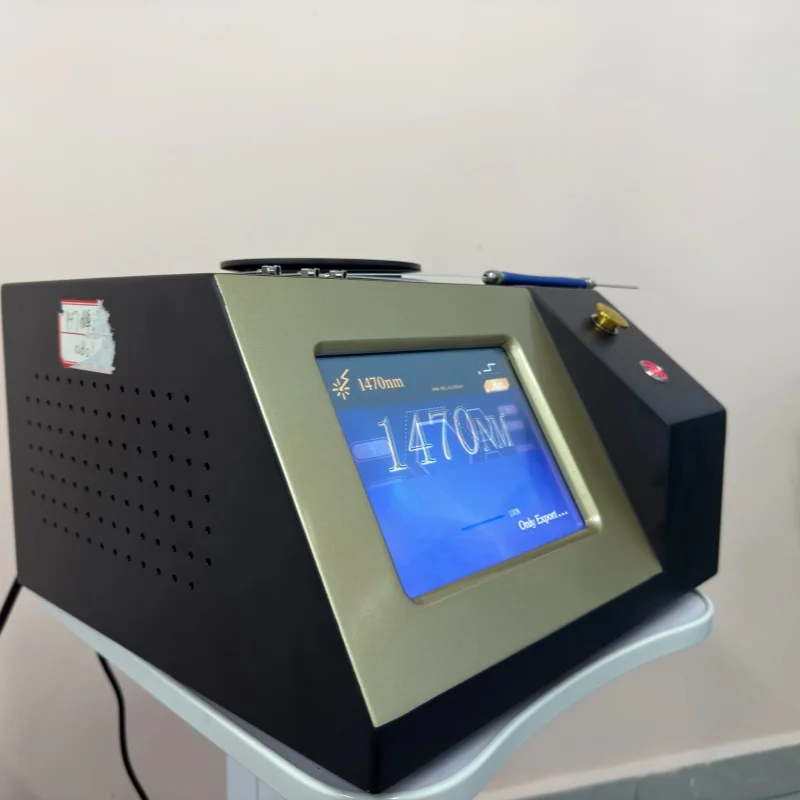 New 1470 Fiber laser Dissolved Fat Lose Weight 980NM  Remove Spider Veins Nail Fungus Face Removing Red Blood Silk 2 Wavelengths