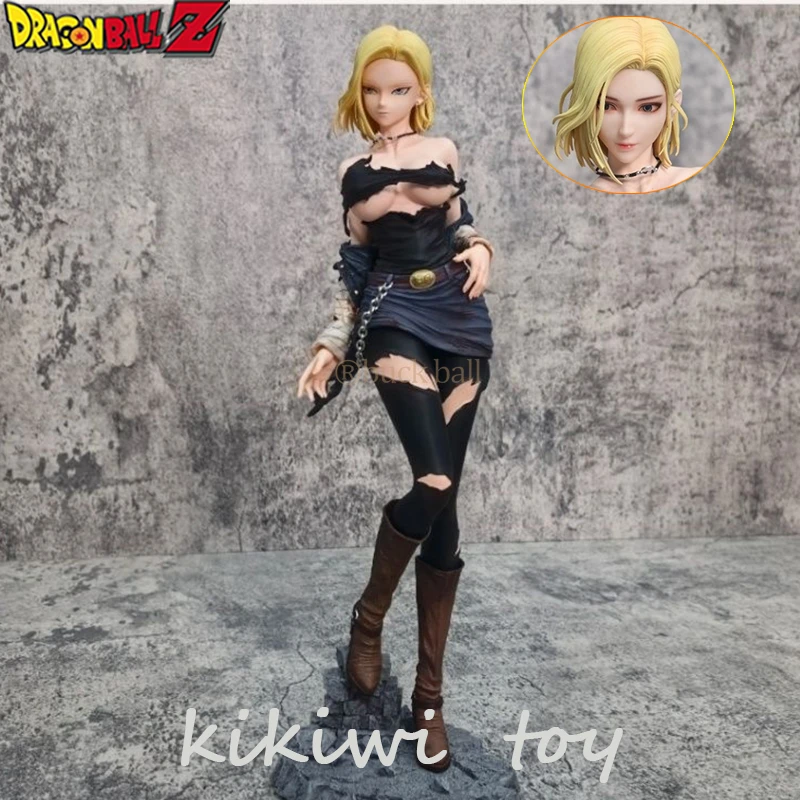 Dragon Ball Z Anime Figures 30cm Android 18 Action Figure Sexy Lazuli Pvc Statue Model Doll Collectible Ornament Birthday Toys