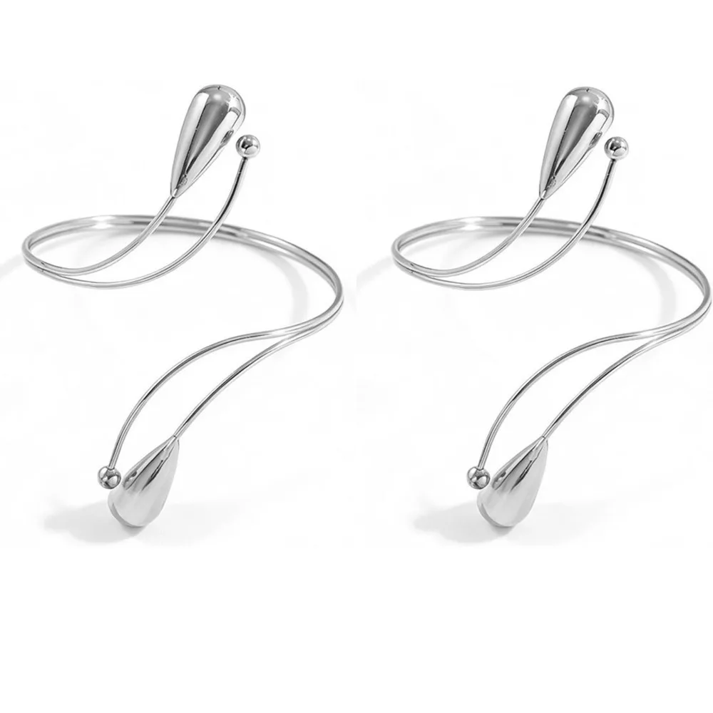 2PCS Adjustable Teardrop Shape Curtain Buckle Belt Arm Ring Burlap Flower Curtain Holders Metal Drapery Tiebacks Bedroom