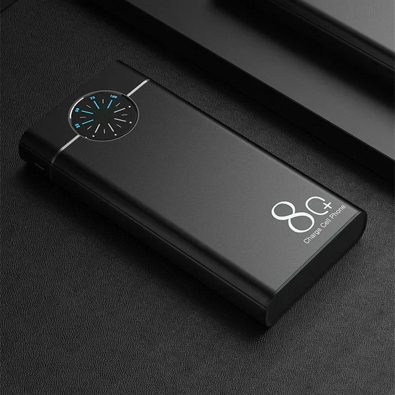 Draagbare apparaten 3.0 mobiele power roulette monitor 80000Mah PD 3.0 USB externe mobiele batterij voor iPhone Xiaomi