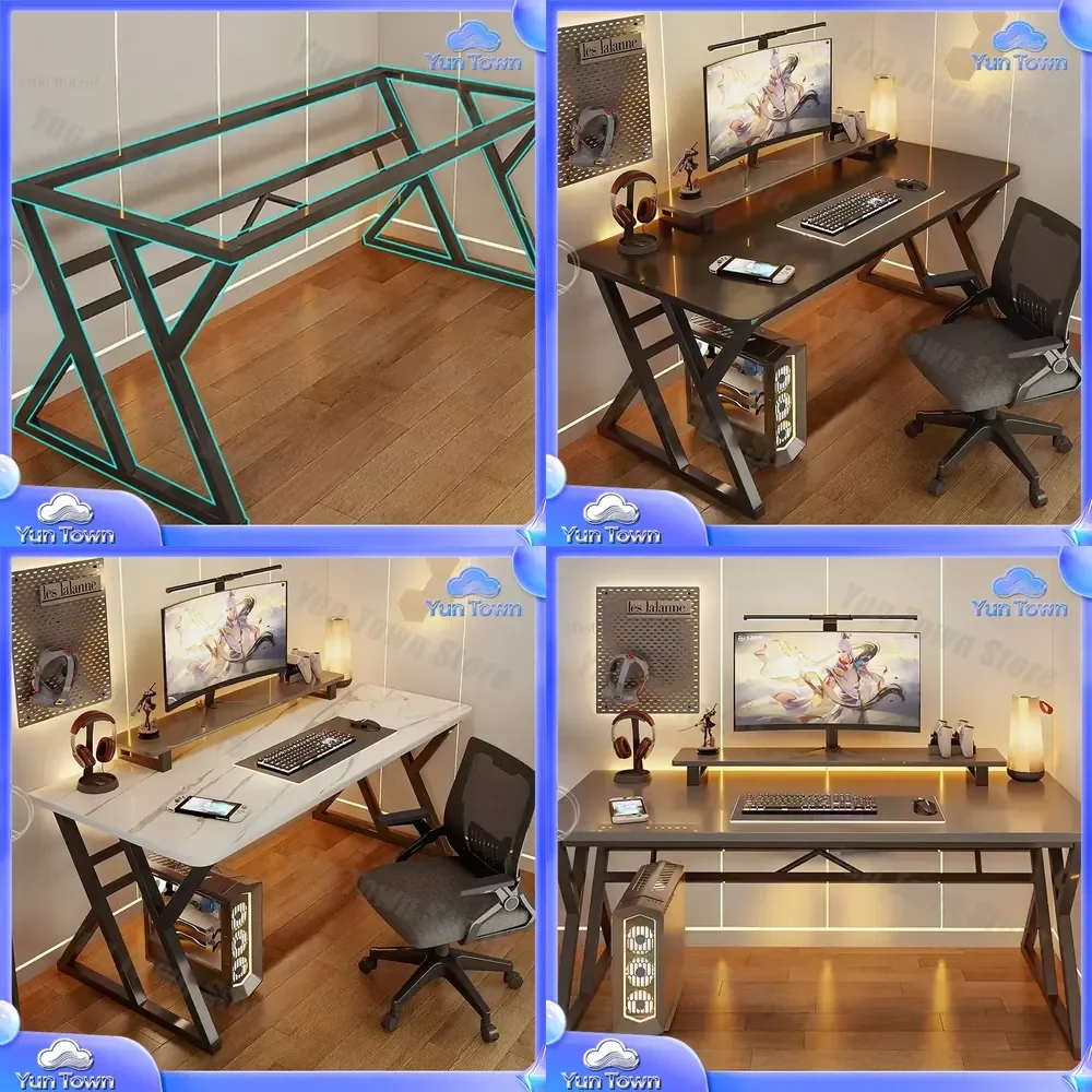 for Office Furniture for Internet Cafe for Gaming Table for Modern Minimalist Desktop Computer Desk for Home Student Writing