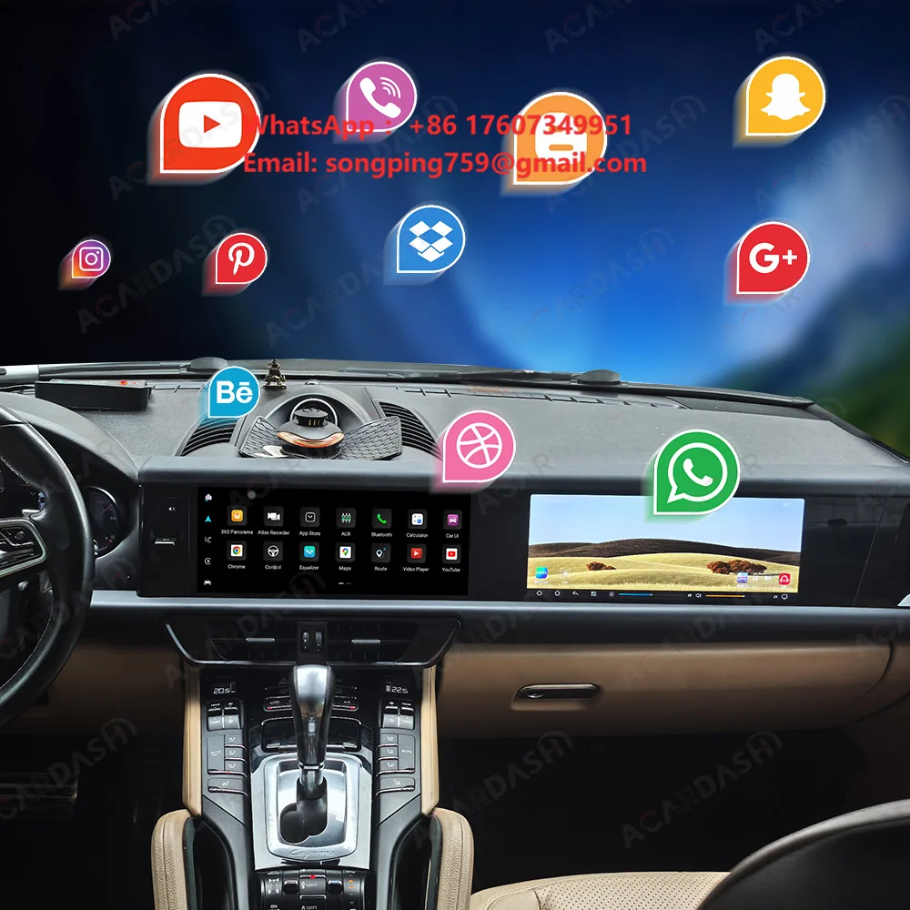 For Cayenne 958 2010-2017 Upgrade to 2024 12.3
