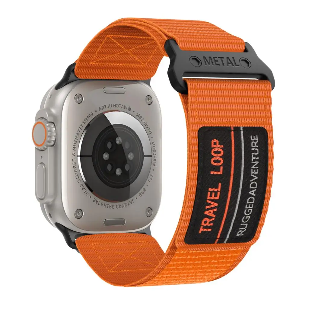 Trail Loop Strap for Apple Watch Ultra Band 49mm 44mm 45mm 42mm Sport Nylon Correa Bracelet iWatch Series 9 7 6 5 4 8 SE Ultra 2