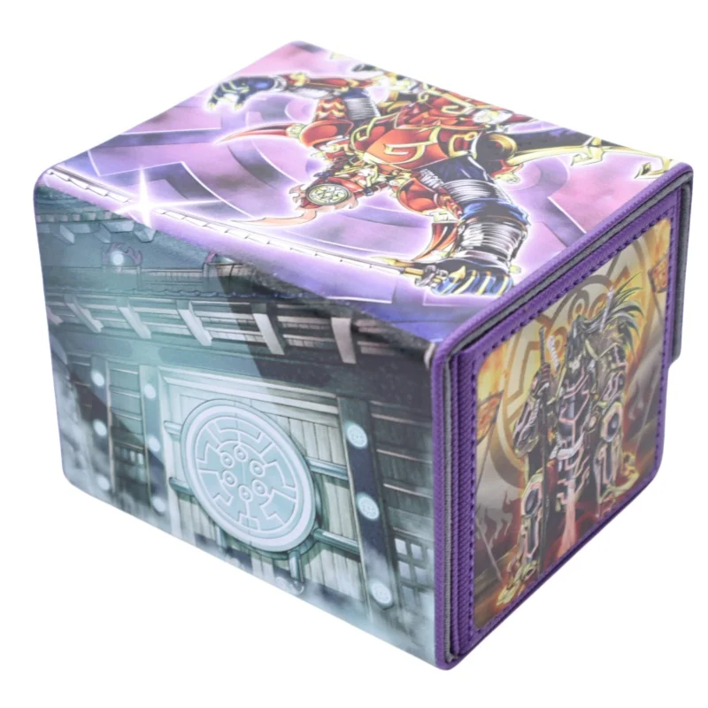 Yu-Gi-Oh-Porte-cartes ATIONS OVski Six Samurai-Shi En Gateway, cuir de haute qualité, jouet d'action, figurine, collection de jeux, boîte de rangement, bricolage