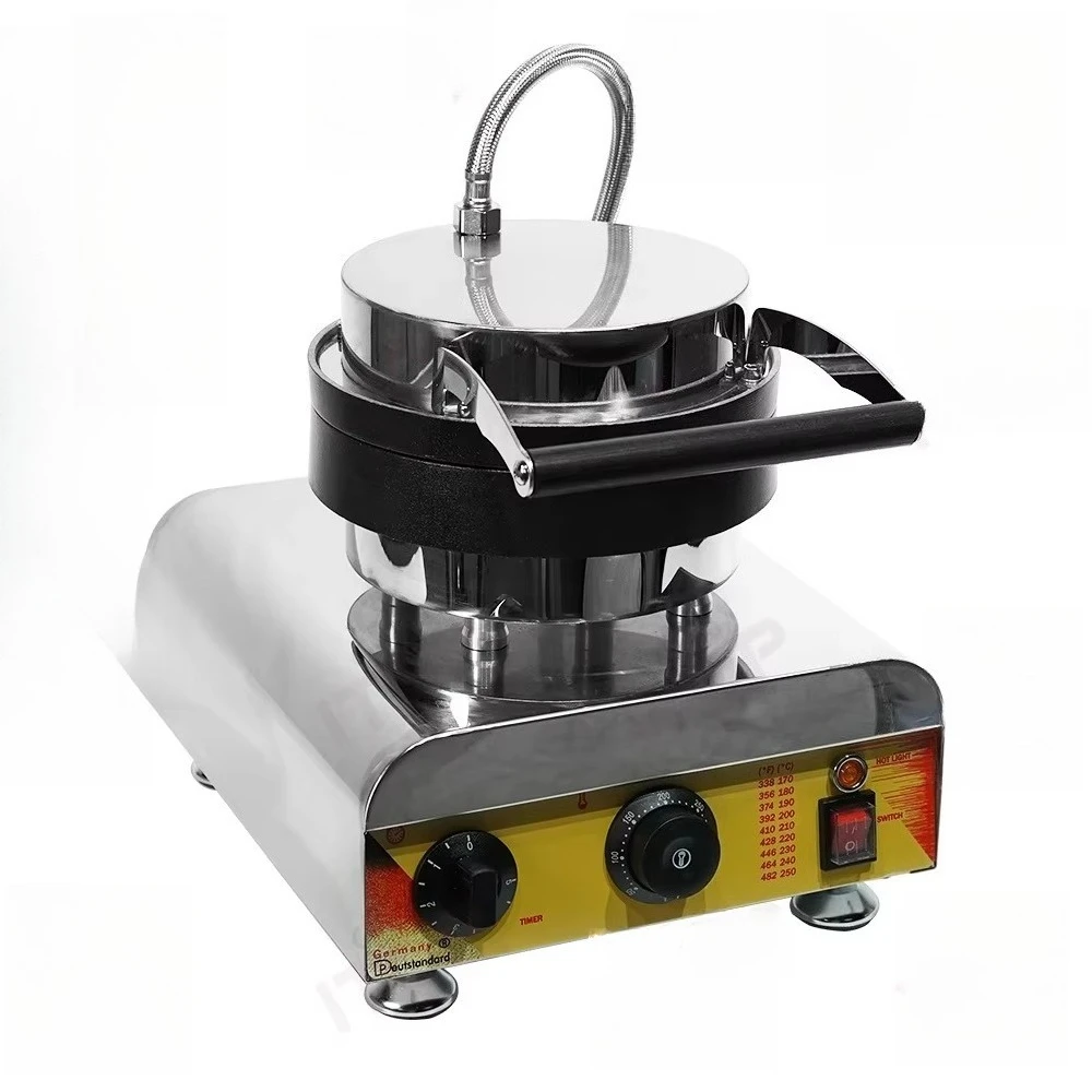 Double-Sided Uniform Heat Commercial Snack Waffle Maker Ice Cream Cone Making Machine for Sale