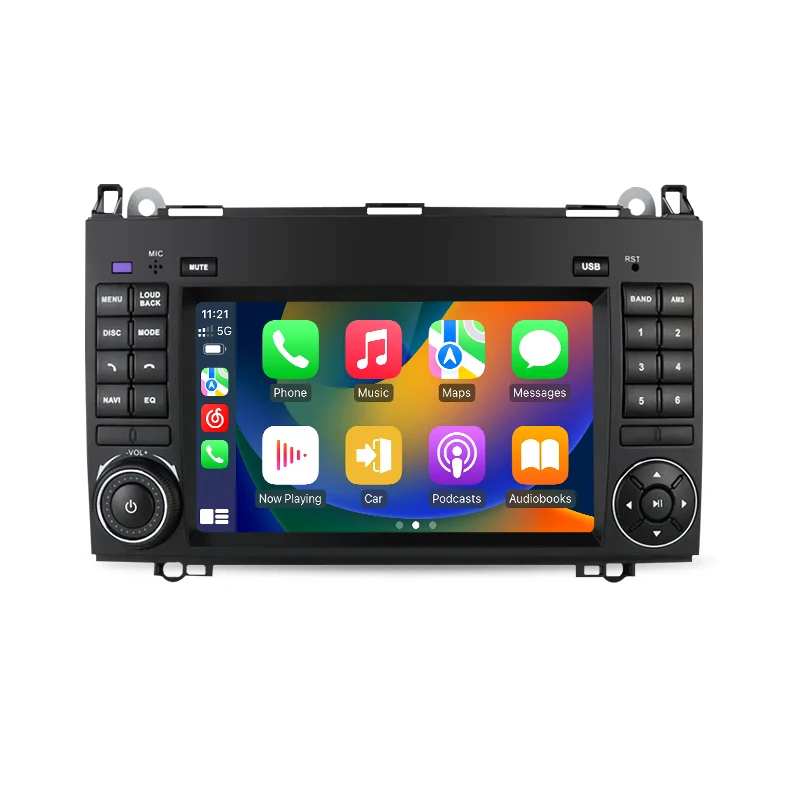 Carplay Video Player Autoradio Voor Mercedes Benz B200 B150 B170 A180 A160 W169 W245 GPS BT Autoradio Android 13 Auto Play Audio - afbeelding 2