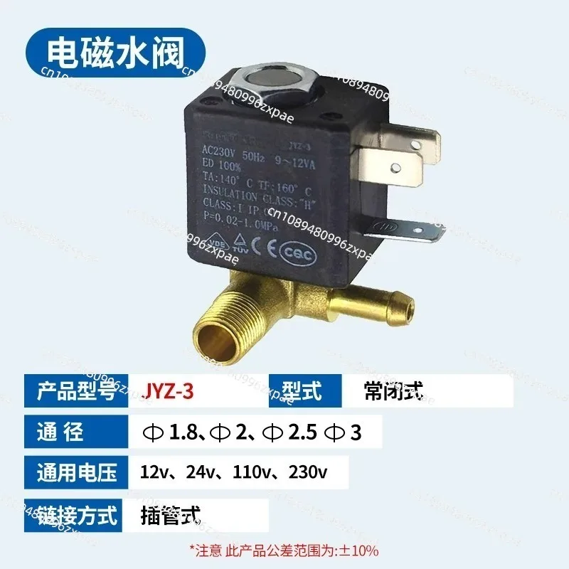 Detalhe 4 de Válvula solenoide 220V Solenoid Valve High Temperature Micro Water Pump for Ironing Machine Electric Iron Accessories Água e vapor