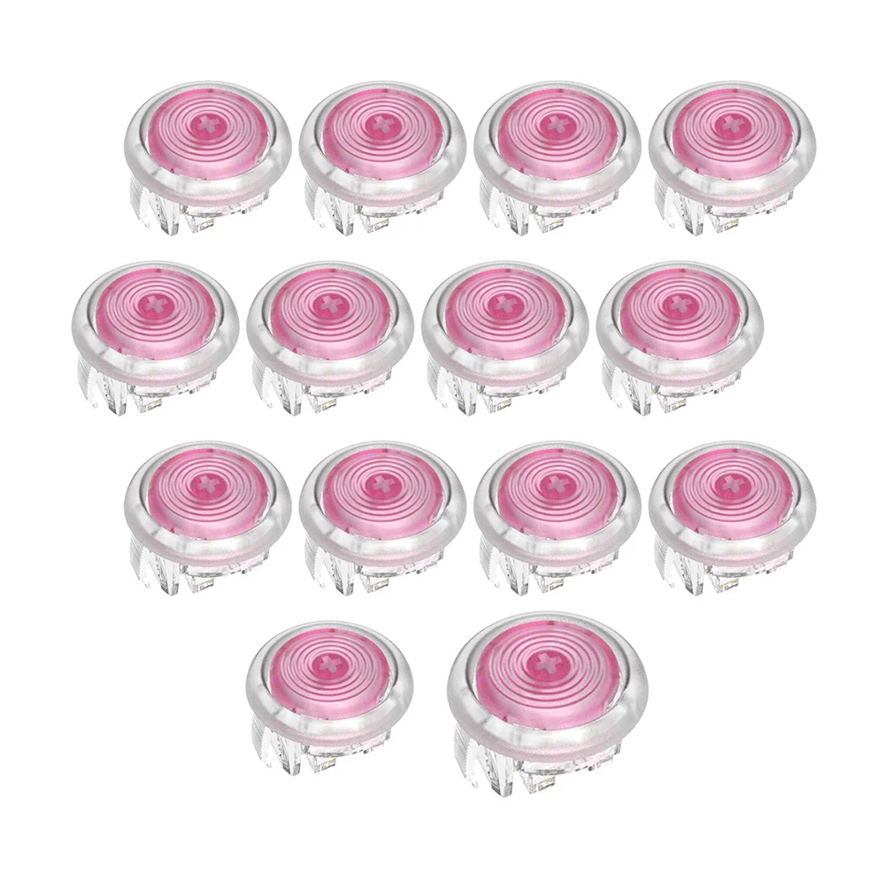 13pcs 24mm 1pcs 30mm Punk Workshop Mechanical Buttons PushButton with PWS switches V1 for Hitbox Fight Stick Arcade CabinetsMAME