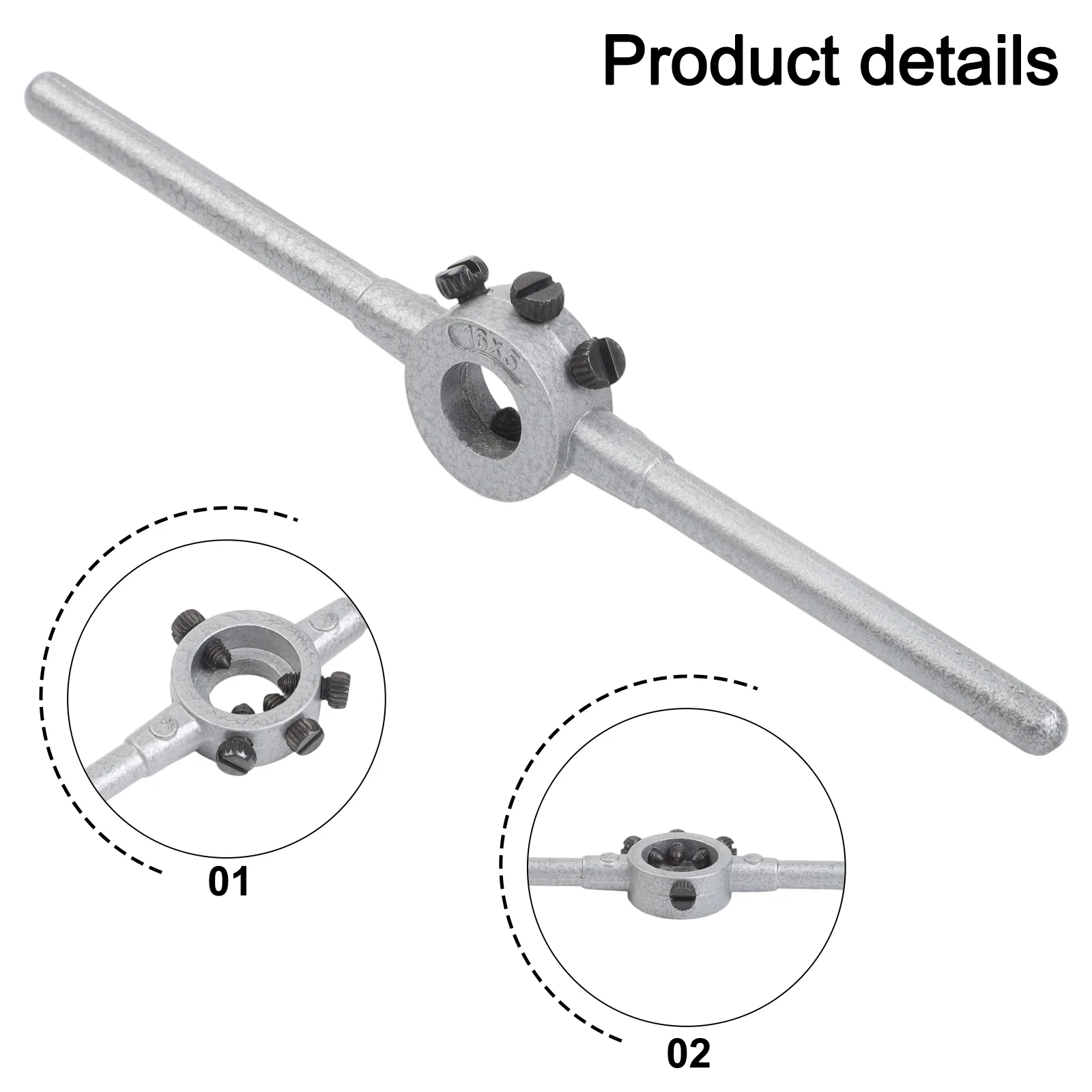 Metalworking 12mm M1-M2 Threading Tools 45 Steel Removable Booster Rod Various Sizes Easy Storage High Hardness
