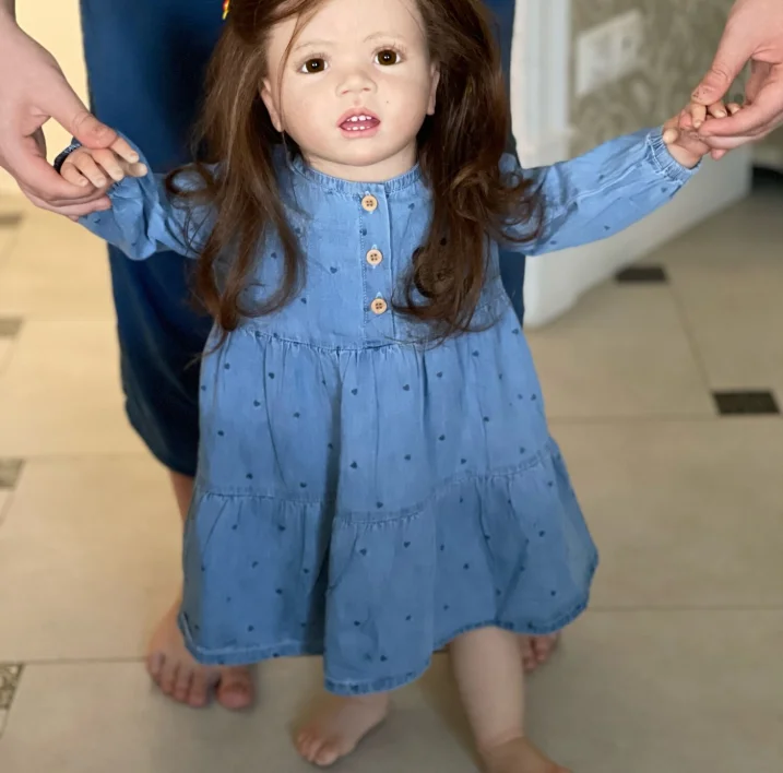 

DLS 30inches Reborn Doll Big Girl Wini High Qulity Hand Painted Finished with Visible Veins