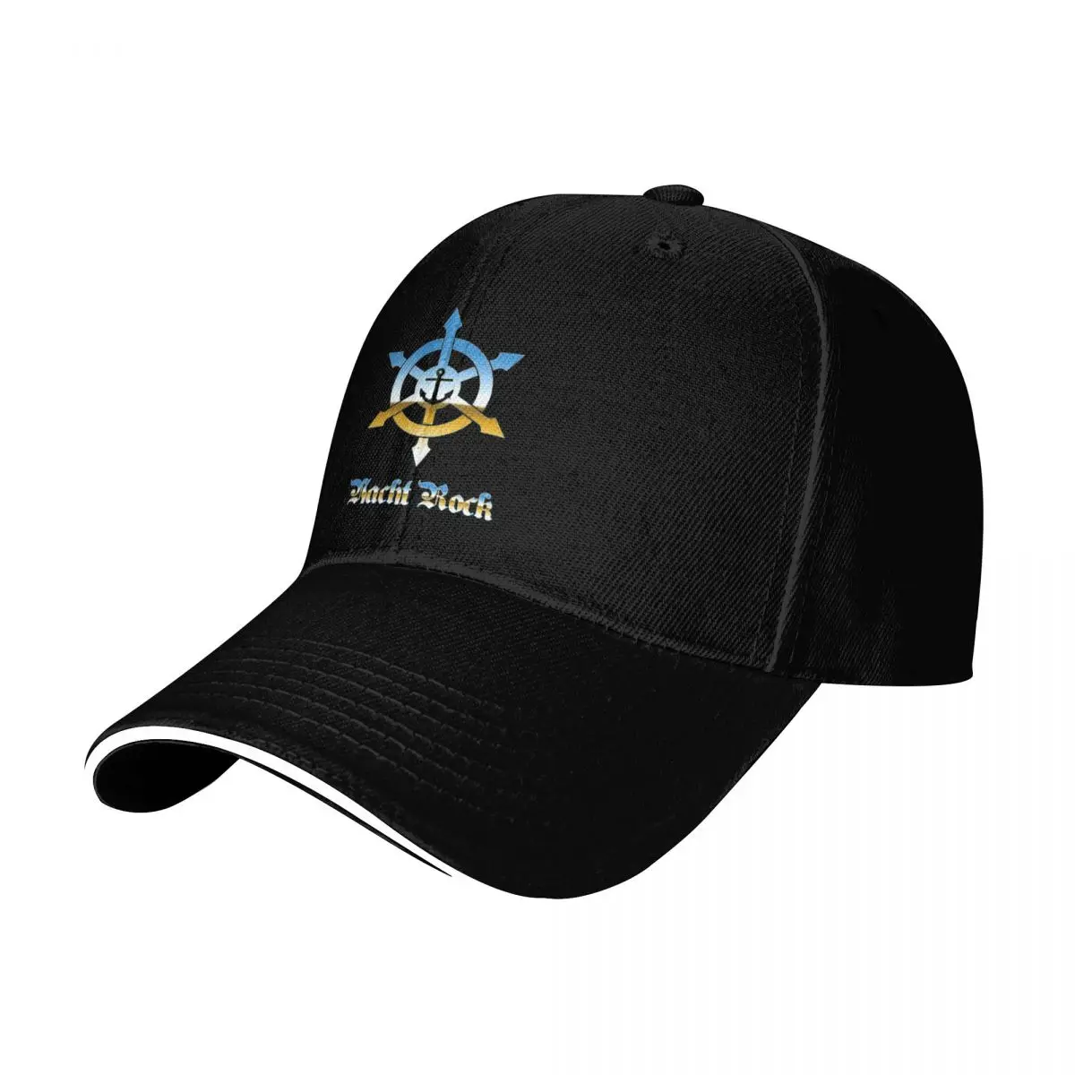 Yacht Rock Metal Baseball Cap Streetwear Hip Hop Trendy Vintage Retro Embroidered Lightweight Packable