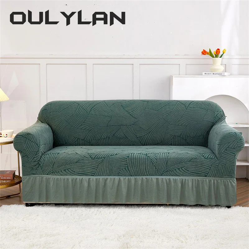 2024 Sofa Cover for Living Room Elastic Jacquard 1/2/3/4 Seater Sofa Cover L-shaped Corner Sofa Cover чехол на диван без боков