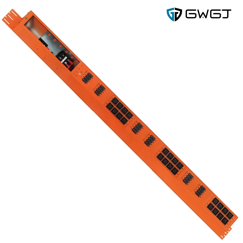 miner bitcoin ETL 415V 3 Phase Vertical Rack PDU 12way Power Distribution Unit 80A C19 High power independent switch PDU