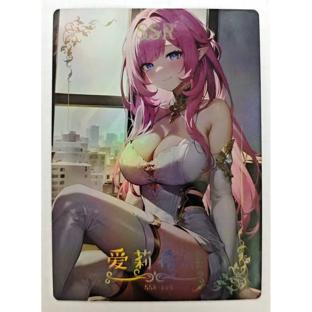 Godin Verhaal SSR Elysia Amber Vuurwerk Shin-ho Yae Miko Barbara Fischl Kafka Walnoot Kleurrijke flash collectible kaarten geschenken