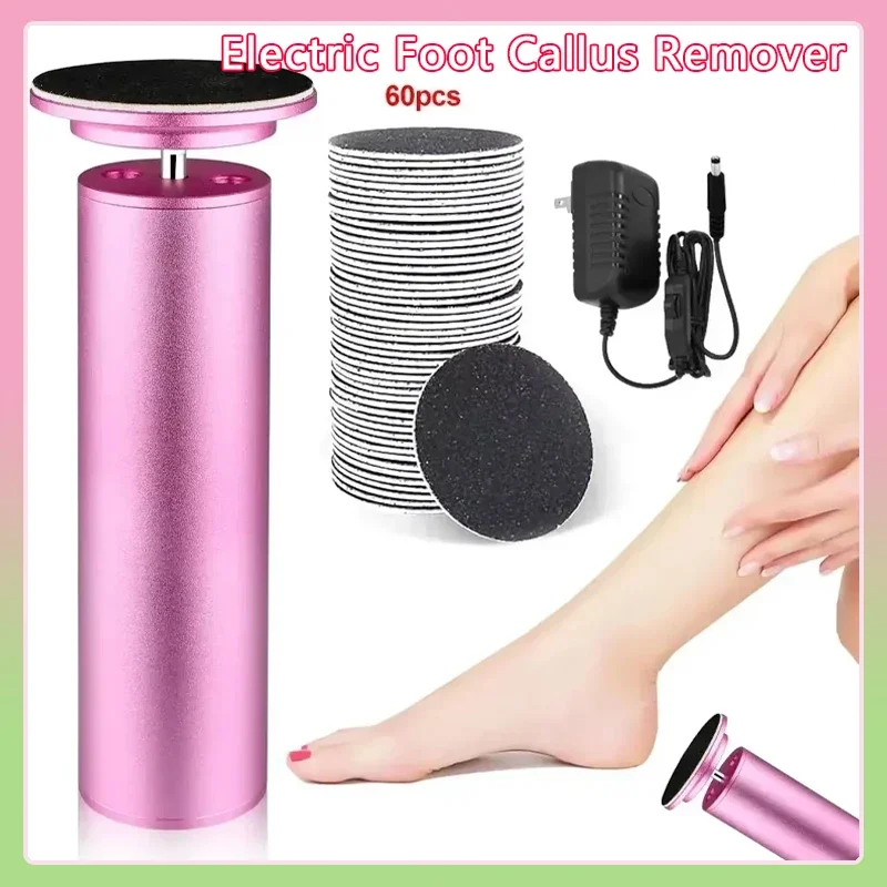 Smerigliatrice elettronica per piedi e carta vetrata sostitutiva Dispositivo elettrico per la rimozione dei calli del piede File per la cura dei piedi Tacchi Strumento per pedicure della pelle morta