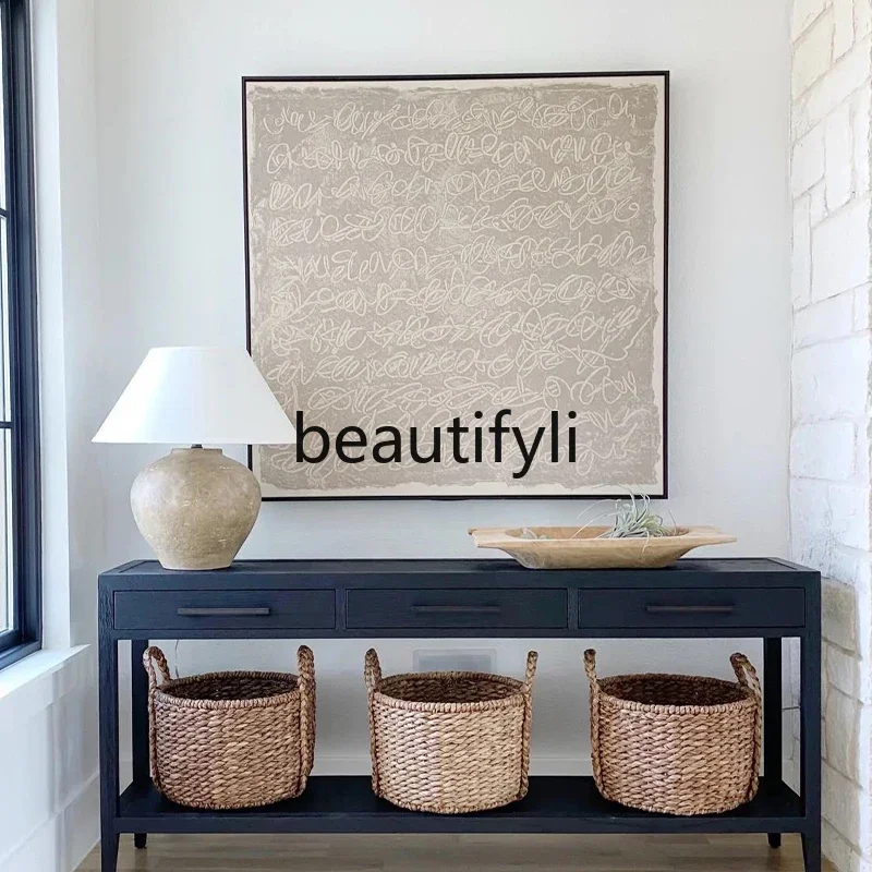 

A50 Hand-painted oil painting, living room decoration, hallway hanging painting, advanced texture painting