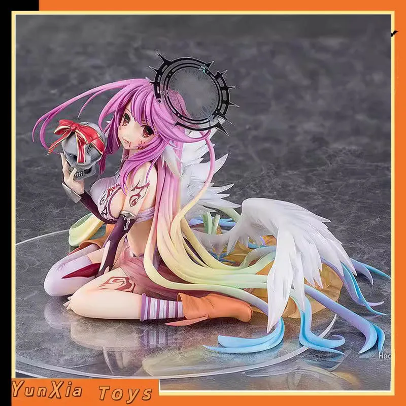 

Game= Life Jibril Anime Action Figures Two Styles Collectible Model Desktop Decoration For Anime Fans Collection