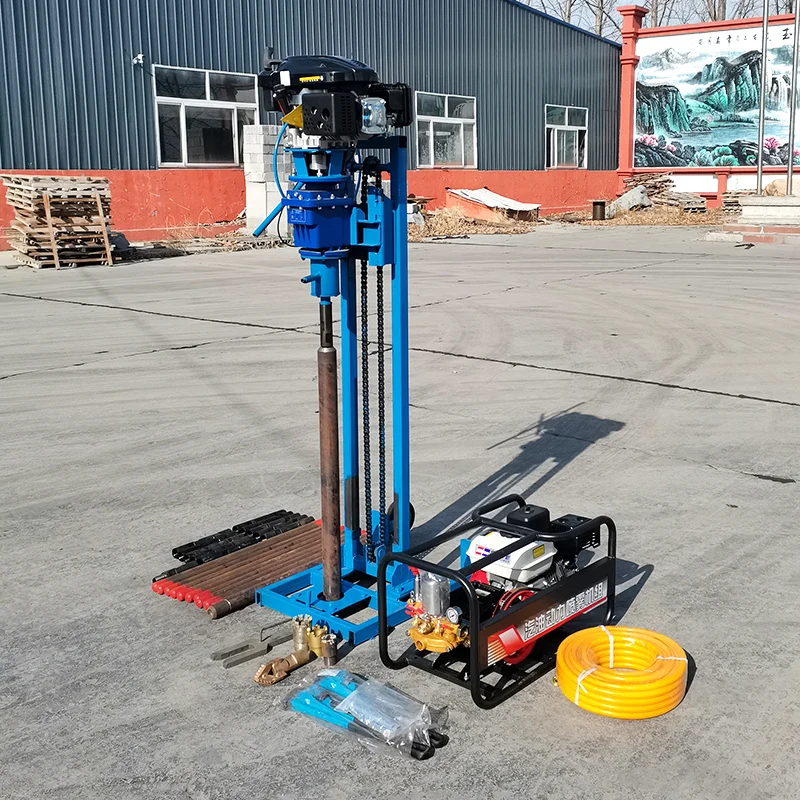 Customizable portable easy-to-operate small home core drill for soil and rock sampling