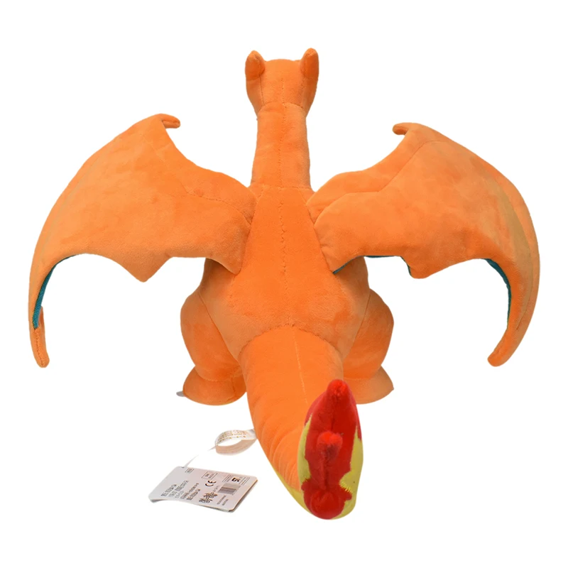 TAKARA TOMY Pokemon Charizard Dragon 11 inches Plush Toy , Pokémon Scarlet and Violet Galarian Cartoon Game Stuffed Animal Teddy