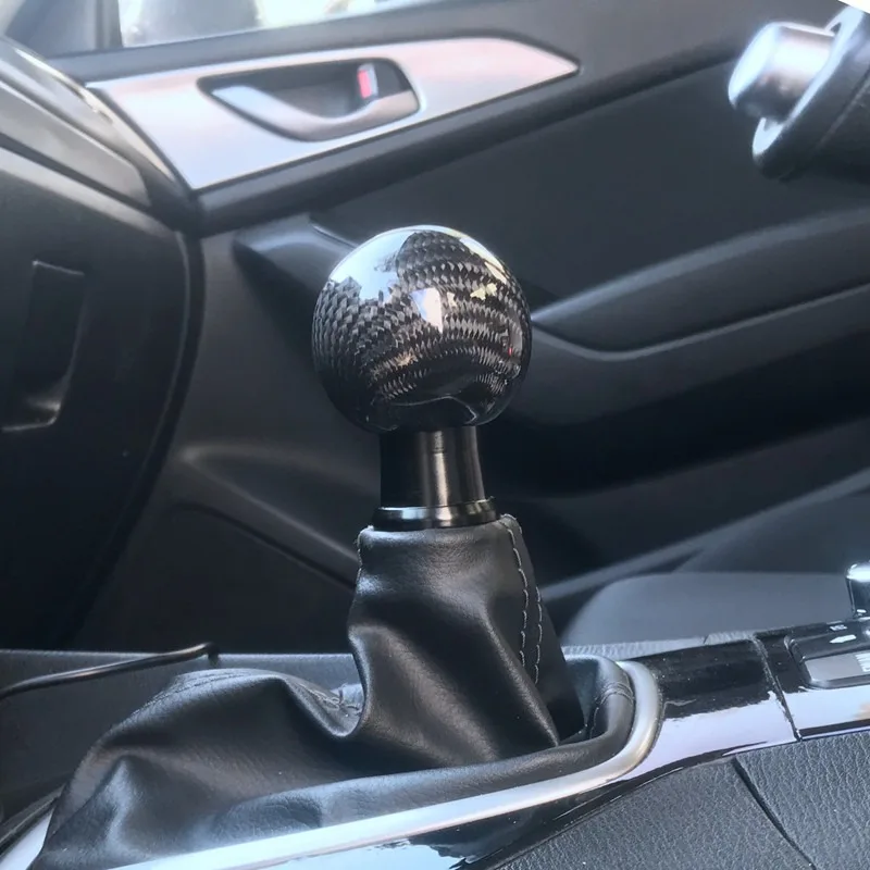 

1 шт. для Mazda Axela CX5: Модифицированная ручка переключения передач из углеродного волокна для механической коробки передач, аксессуар для автомобиля