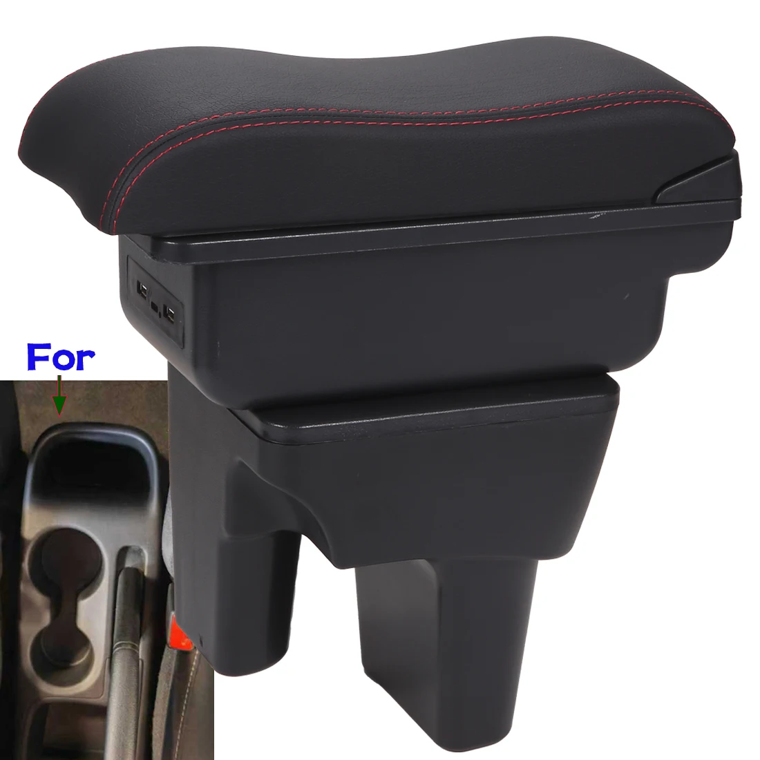 

For HYUNDAI HB20 Armrest Box for Hyundai HB20 Car Armrest Interior Parts Center Storage Box Retrofit Parts Car Accessories