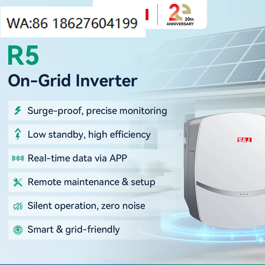2.5KW Three Phase Grid-Tie Micro Inverter IP65 CE VDE Certified WiFi APP Home Commercial Solar System