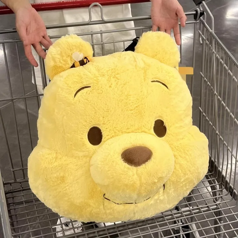 

40/60cm Winnie Pooh Bear Plush Toy Soft Cuddly Pooh Bear Throw Pillow Doll Back Cushion Sofa Decoration Cushion Brithday Gift