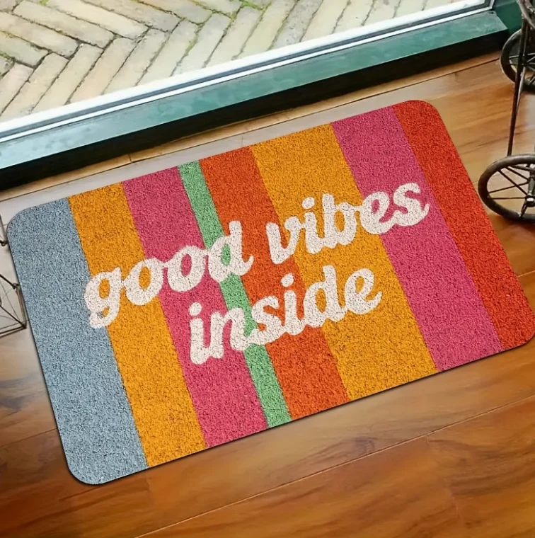 Tapis d'entrée Good Vibes Only - Home Goods Bathroom Rugs avis et prix