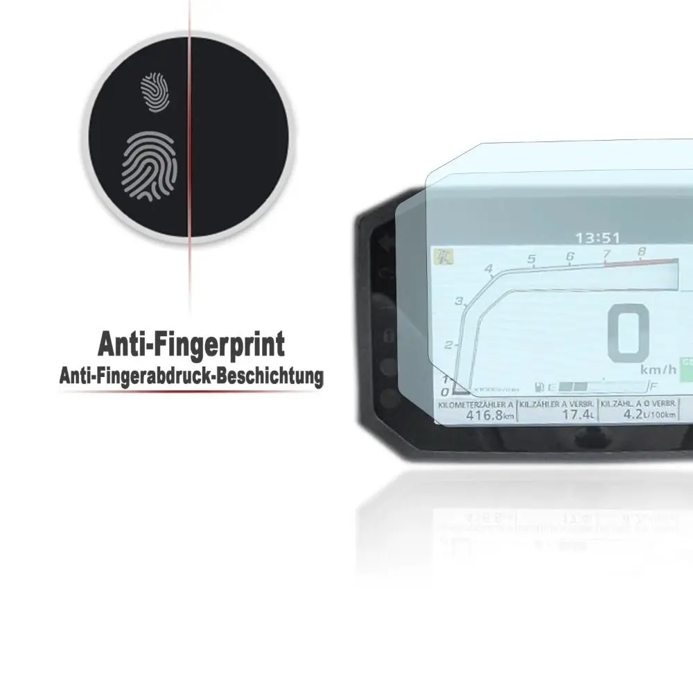 

HD прозрачная защитная пленка для экрана приборной панели, защита от отпечатков пальцев, защита от царапин, защита спидометра, универсальная для CB1000R X-ADV 750 FORZA 750