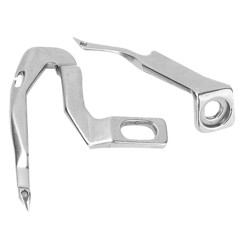 2pcs Multifunctional Overlock Looper Metal Lower Looper Premium Quality Metal Upper Lower Looper Easy to Replace Looper Set