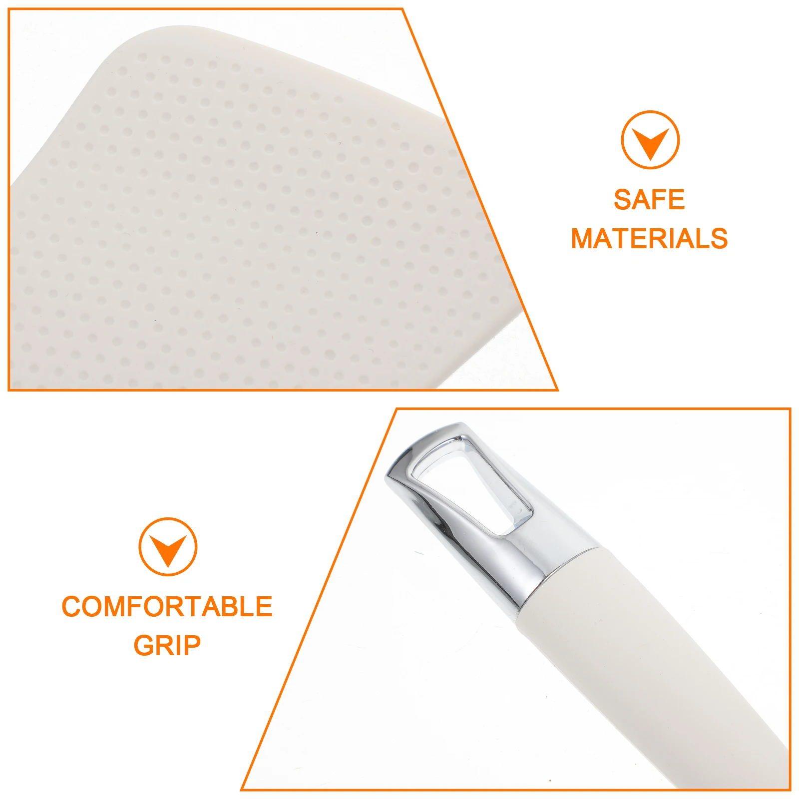 

Fried Fish Kitchen Wok Spatula Non stick Silicone Kitchen Wok Spatula for Cooking Reusable Household Tool Easy Clean