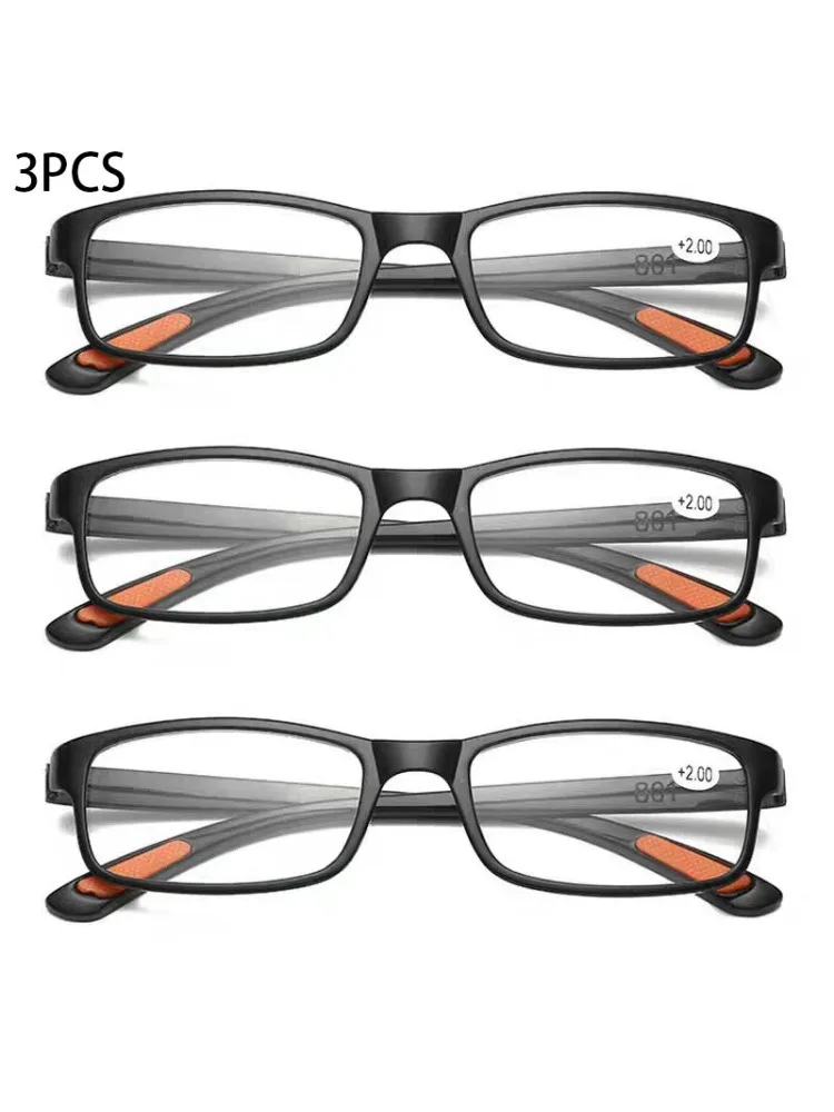 2/3PCS Unisex Ultralichte Leesbril Mannen Vrouwen Mode Anti-slippen Brillen Vision Care Verziend brillen + 1.0 ~ + 4.0 - afbeelding 2