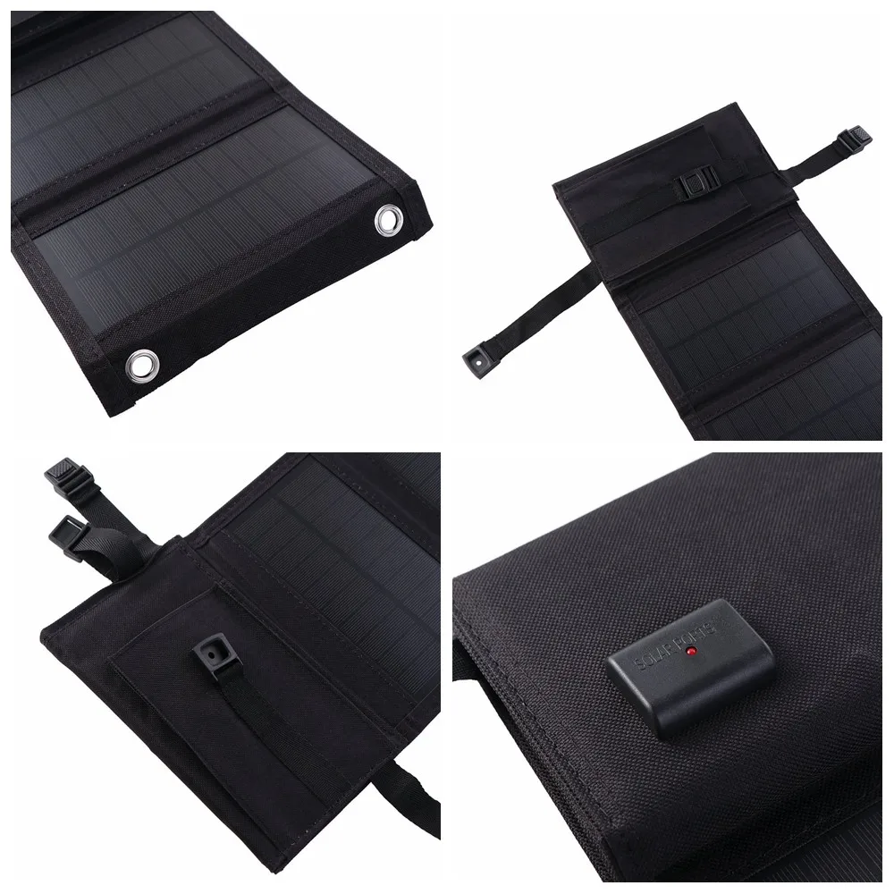 Waterproof 20W Foldable Solar Panel Kit Foldable Design Portable Foldable USB Solar Panel Ultra-thin Environment Protection
