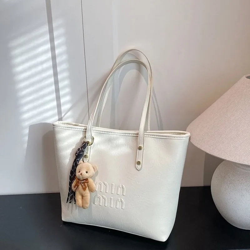 

Graceful Daily Matching Leather Women Bag High End Paris Trendy Simple Vintage Tote Luxury Crossbody Hand Bag