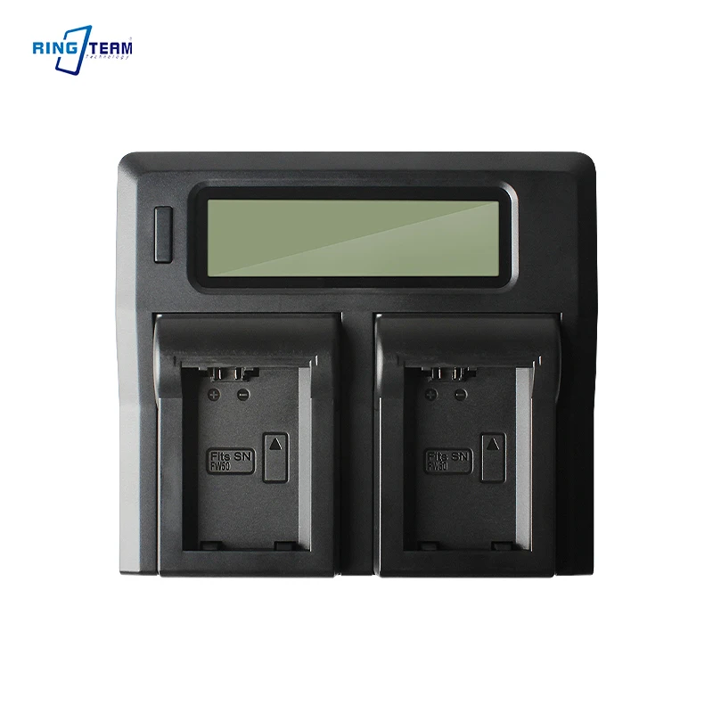 NP-FW50 Battery LCD Dual Charger for Sony ZV-E10 RX10 A7RII A7SII A7R A7S A6500 A6400 A6300 A6100 A6000 A5100 A5000 A3000 A55