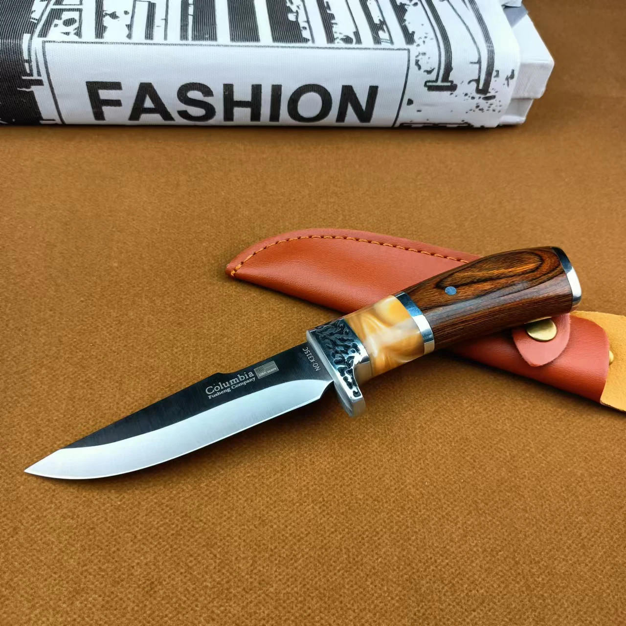 Outdoor camping home portable sharp stainless steel peeling fruit knife hand, meat knife, multifunctional knife, barbecue knife image 6