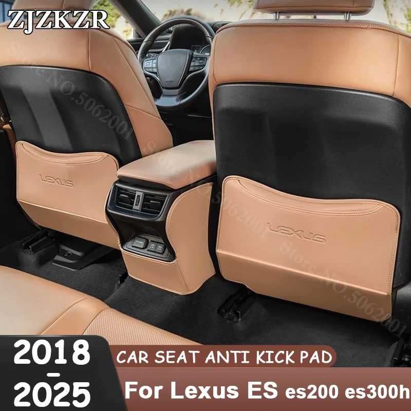 

For Lexus ES ES200 ES300h 2018-2025 Car Seat Back Storage Rear Anti-Wear Backrest Anti-kick Pad Interior Protective Accessories