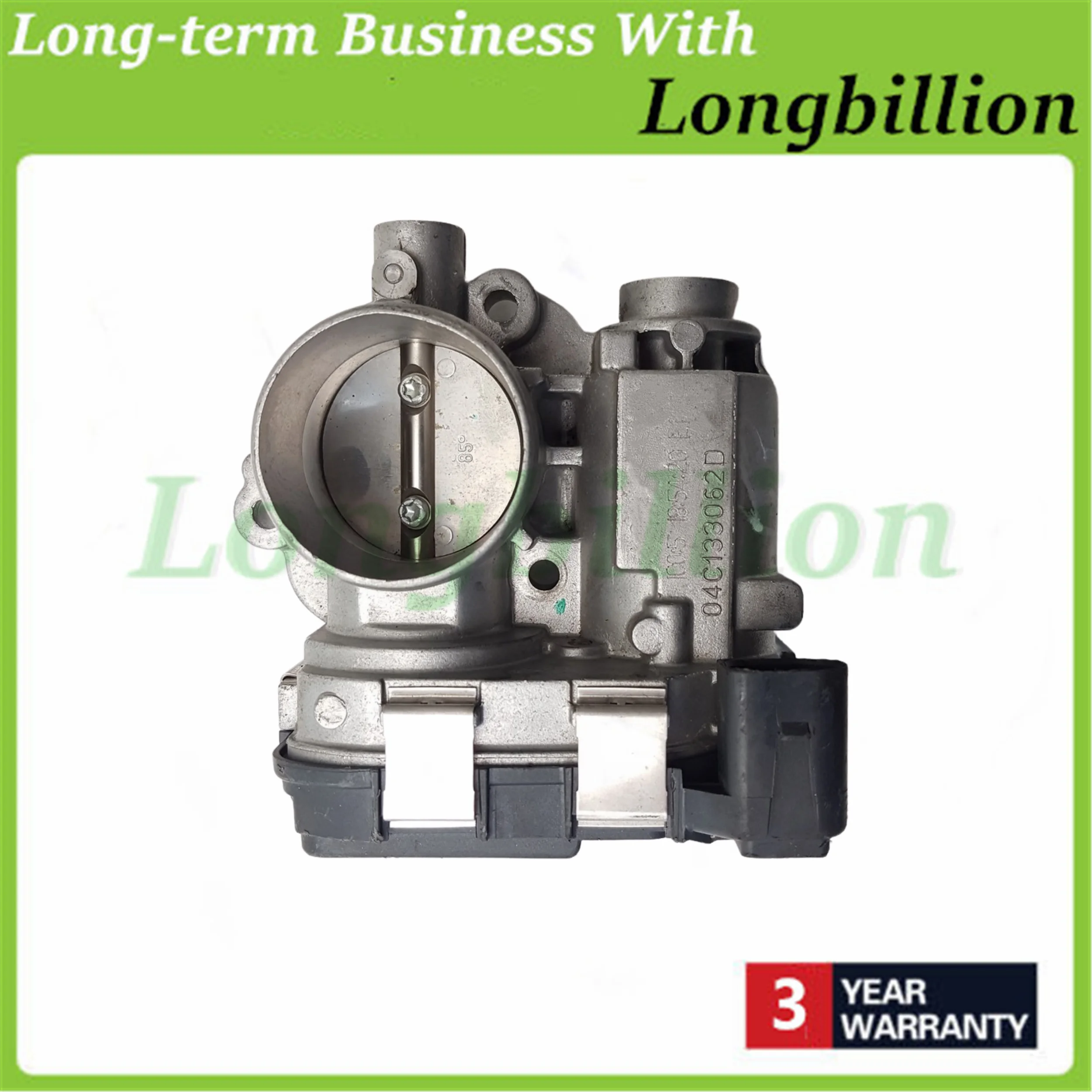 New For VW Polo V Up Seat Ibiza IV MII Skoda Fabia III Citigo FWD 1.0L Engine Air Intake New Throttle Body Valve 04C133062D